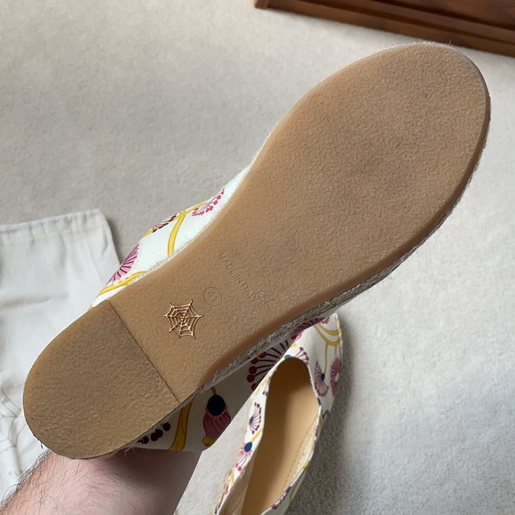 Charlotte Olympia cream Esme Print Espadrilles - Picture 5 of 10